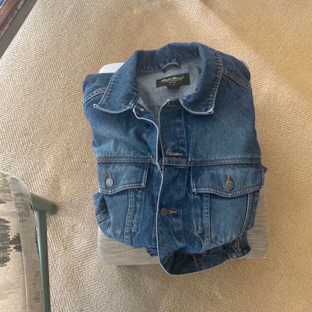 Eddie Bauer Jean Jacket Size XL. Rarely Worn.